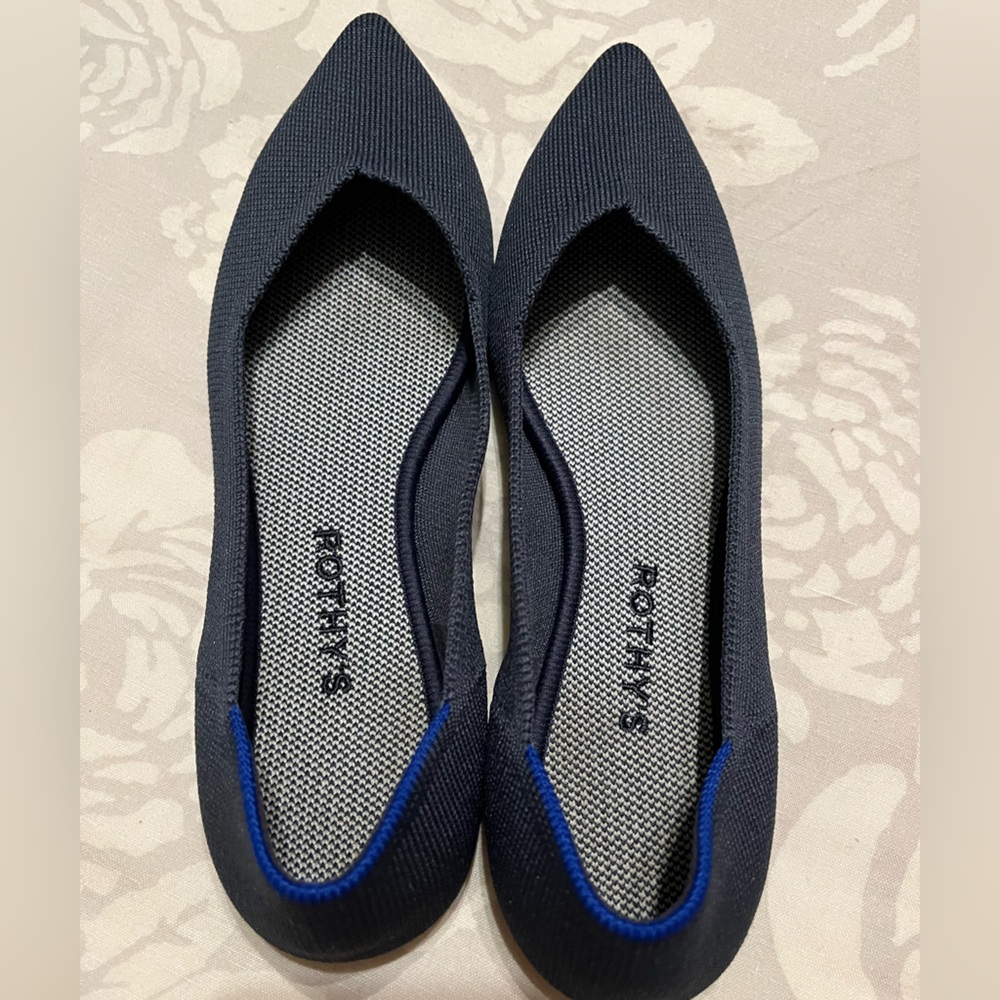 Navy Blue Rothy’s the point - Picture 2 of 3